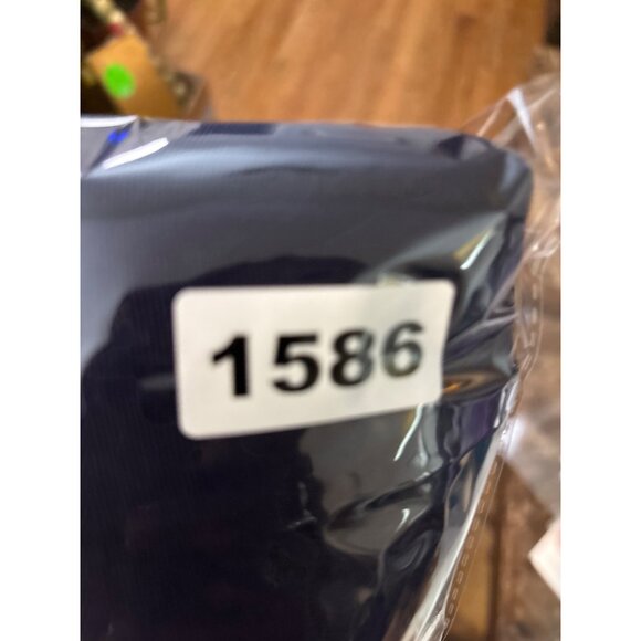 Ann Taylor Womens Button-Front Silk Blouse Size 8 Navy Blue - Picture 10 of 10